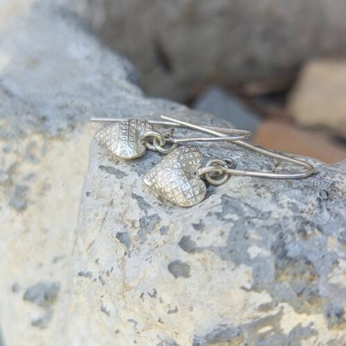 Boucles d'oreilles en argent COEUR