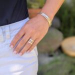 Bracelet argent martelé PATTAYA