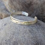 Bracelet argent martelé PATTAYA