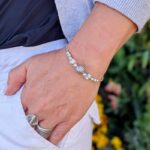 Bracelet en argent Fleur du Siam