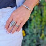 Bracelet en argent Fleur du Siam