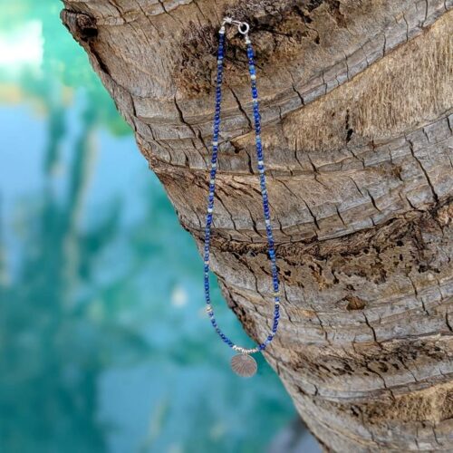 Collier en lapis lazuli Koh Samui