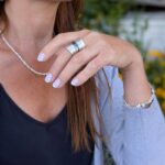 Bague ajustable en argent