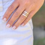 Bague argent martelé PATTAYA