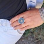 Bague réglable en argent SINGHA