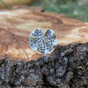 Bague nénuphar argent