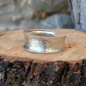 Bracelet manchette ethnique argent