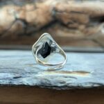 Bague en jaspe orbiculaire argent