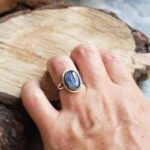 Bague kyanite argent