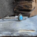 Bracelet larimar argent GOUTTE