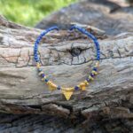 Collier bohème en lapis lazuli