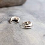 Mini créoles argent SURYA 8mm