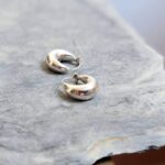 Mini créoles argent SURYA 8mm