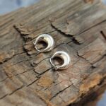 Mini créoles argent SURYA 8mm