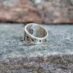 Bague argent et rubis indien