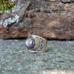 Bague argent et rubis indien