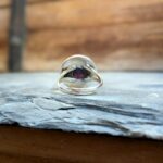 Bague charoïte argent ajustable