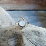 Bague pierre de lune argent
