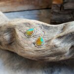 Boucles d'oreilles turquoise KHAMPA