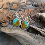 Boucles d'oreilles turquoise KHAMPA