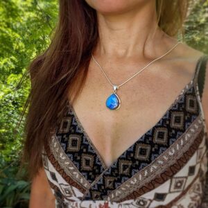 Pendentif labradorite argent PROTECTION