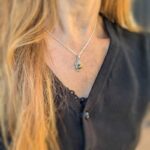 Petit pendentif ethnique oeil de tigre