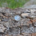 Bague de créateur en pierre de lune