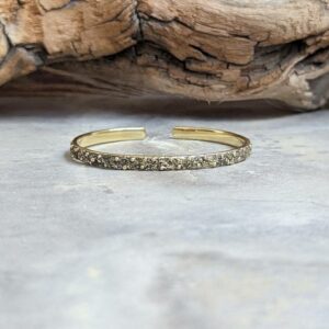 Bracelet jonc texturé DUNE