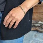 Bracelet jonc texturé DUNE