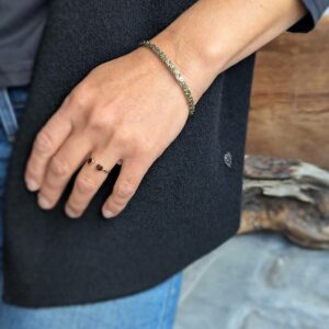 Bracelet jonc texturé DUNE