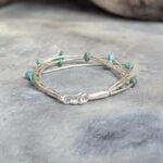 Bracelet turquoise argent KAREN