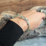 Bracelet turquoise argent KAREN