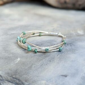 Bracelet turquoise argent KAREN
