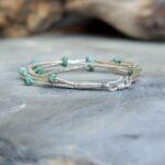 Bracelet turquoise argent KAREN