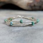 Bracelet turquoise argent KAREN