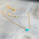 Collier amazonite goutte AMRITSAR