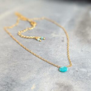 Collier amazonite goutte AMRITSAR