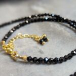 Collier en onyx noir facetté PRINCESS