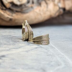 Créoles ethniques dorées SABLE