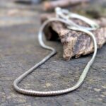 Collier argent maille serpent NAKSA