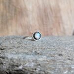 Bague artisanale pierre de lune argent ARYA