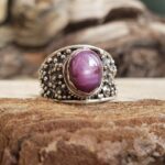 Bague rubis ethnique