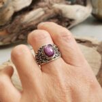 Bague rubis ethnique