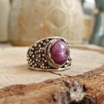 Bague rubis ethnique
