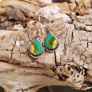 Boucles d'oreilles turquoise KHAMPA