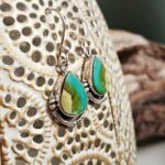 Boucles d'oreilles turquoise KHAMPA