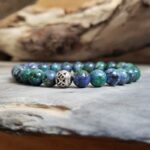 Bracelet en azurite malachite