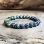 Bracelet en azurite malachite