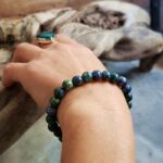 Bracelet en azurite malachite
