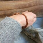 Bracelet fin en rudraksha de l'Himalaya